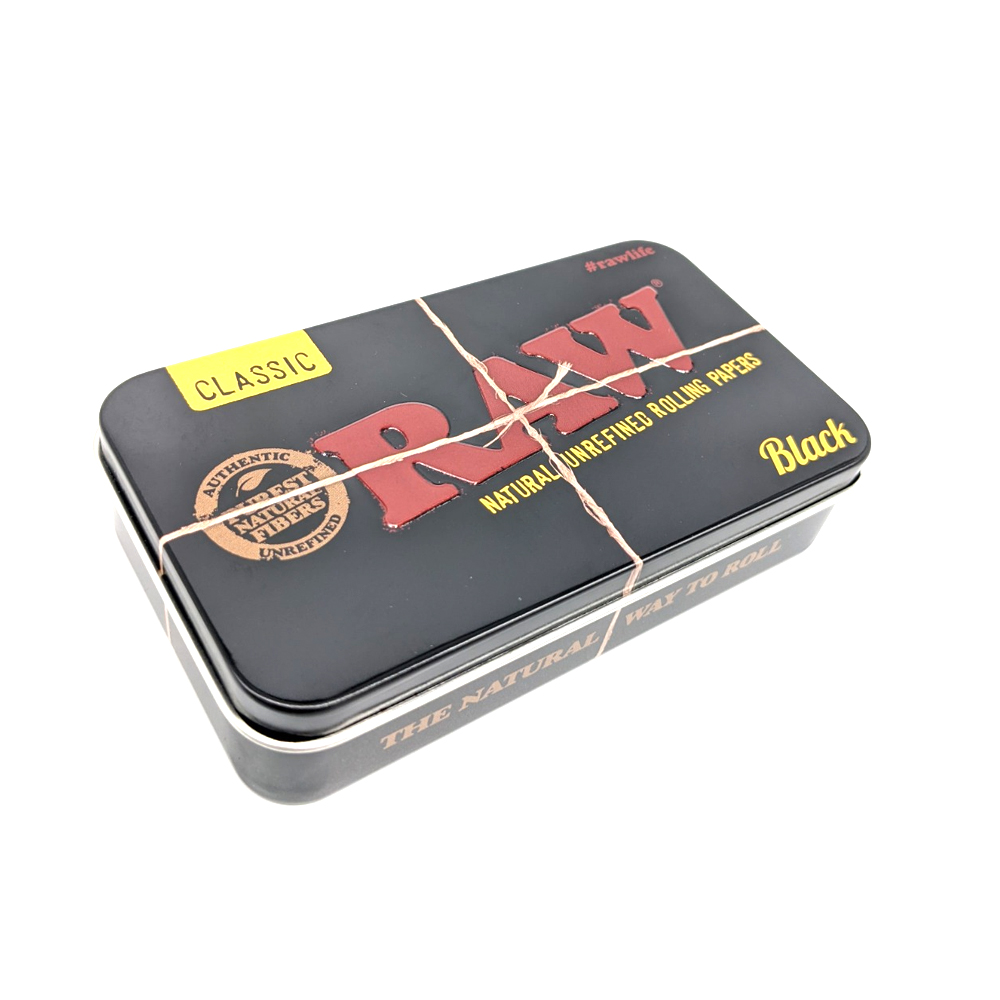 Smo King RAW Black coffret feuilles à rouler king size slim extra fines
