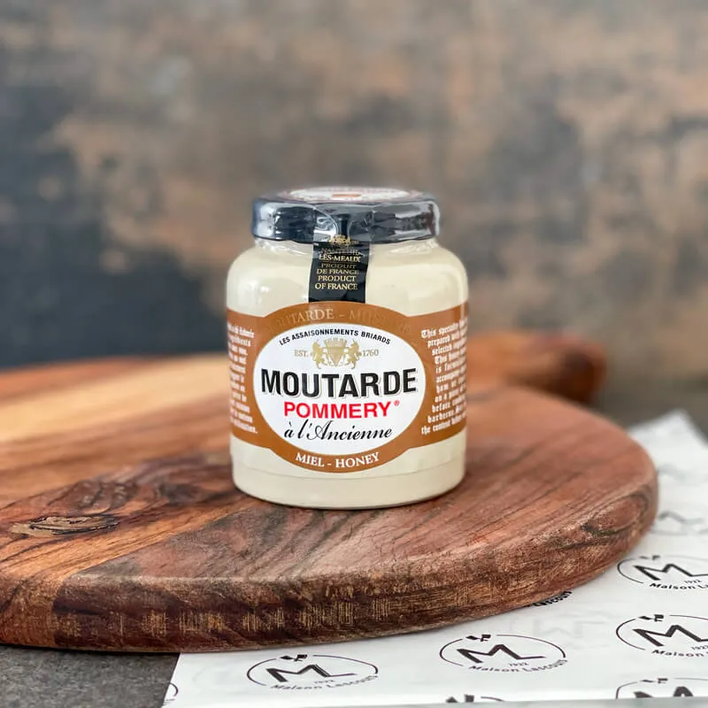 Maison Lascours Épicerie Fine Moutarde au Miel Pommery moutarde 100g