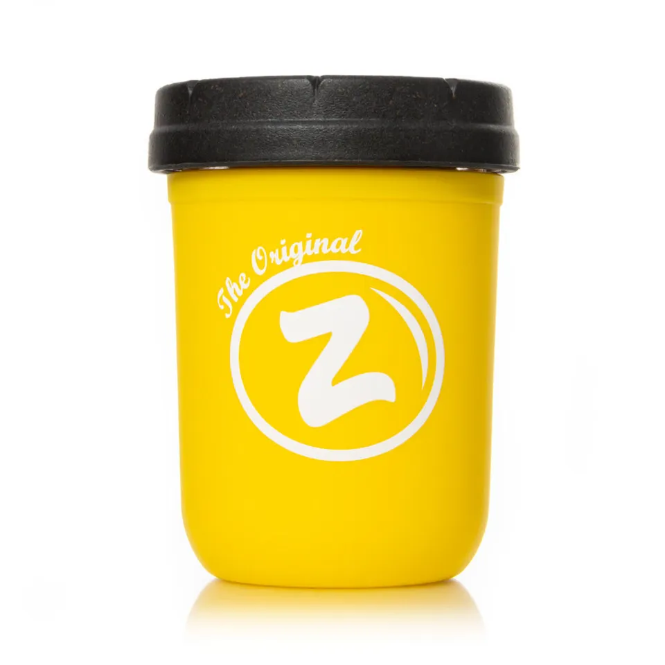 RE:STASH Zkittlez bocal verre jaune 8oz hermétique