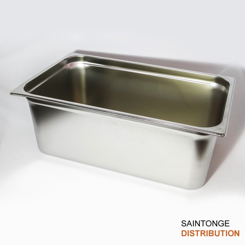 Bac Gastro GN1/1 Inox 530x325x100 mm 13,5 Litres