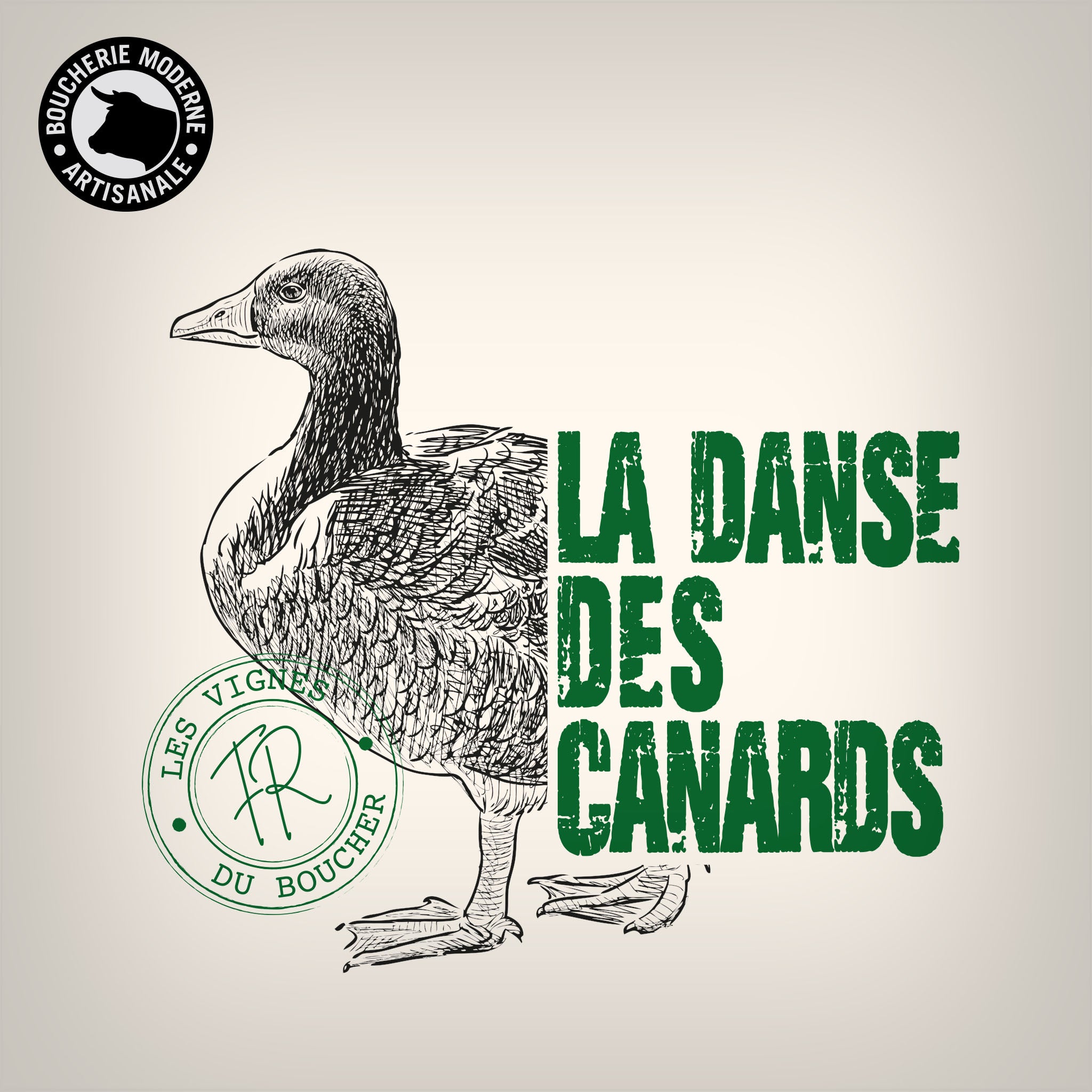 Boucherie Moderne La Danse des canards vin blanc 75cl Chardonnay